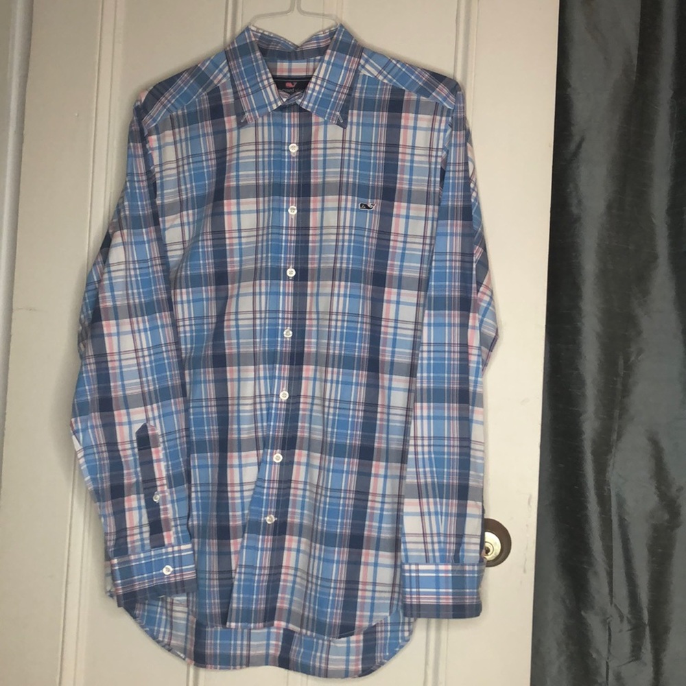 Vineyard Vines Men’s Slim Fit Whale Shirt (M)